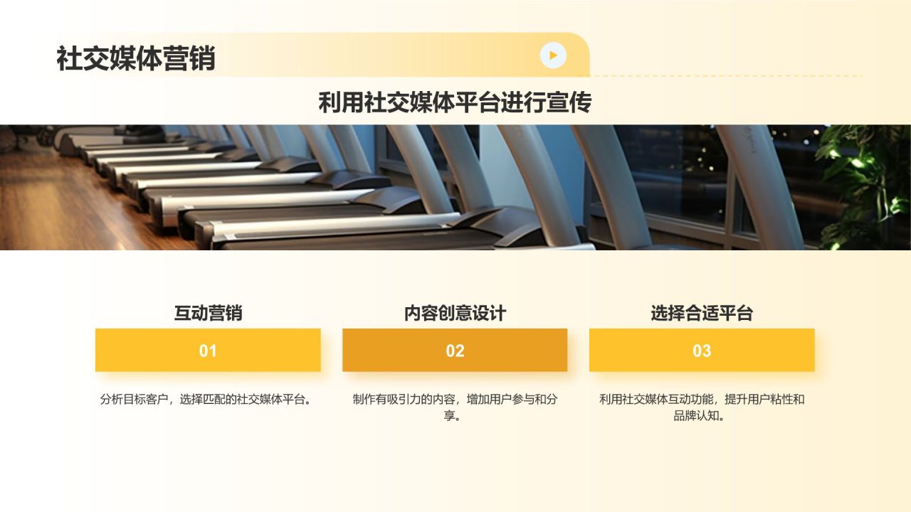 橙色摄影风运动健身营销宣传PPT模板