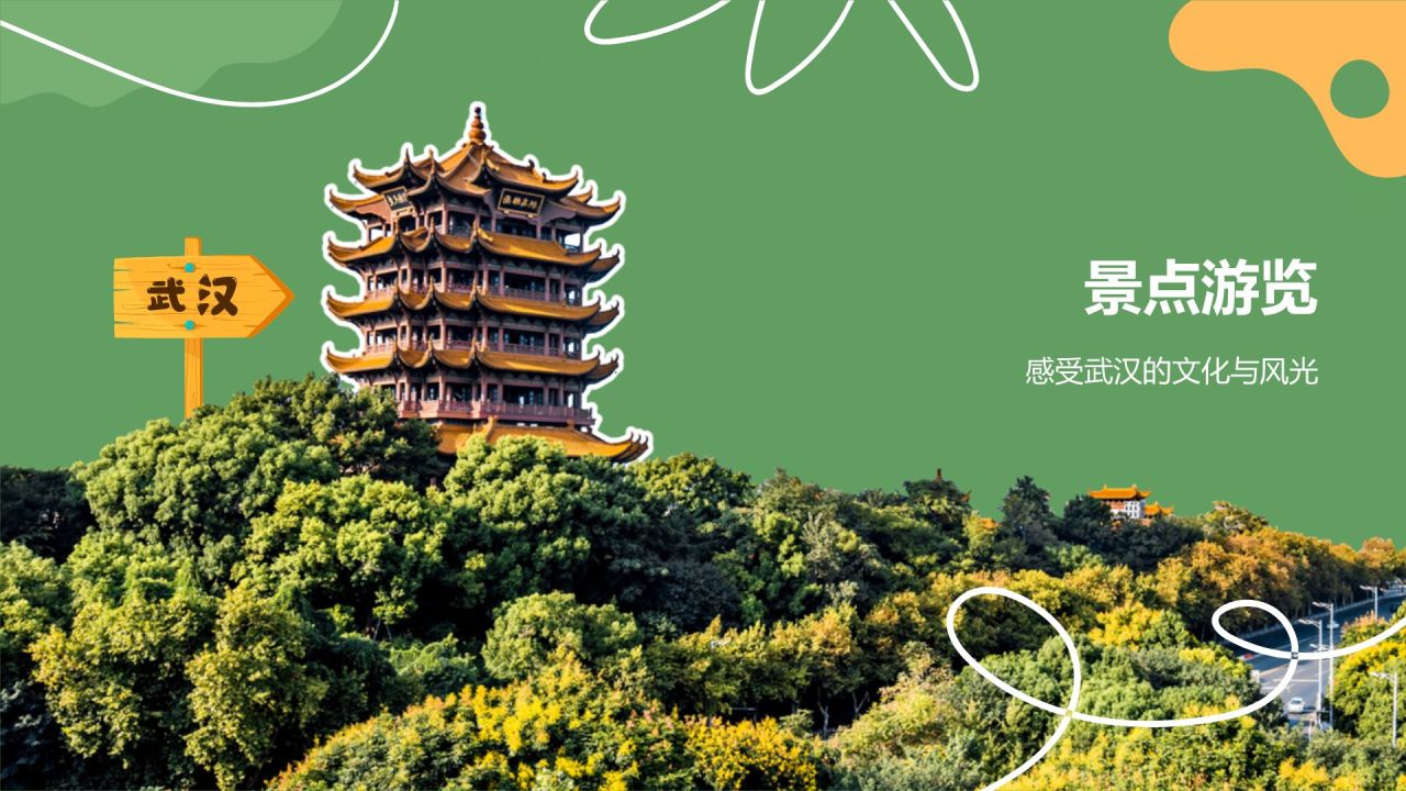 绿色摄影风旅游出行计划旅游攻略PPT模板