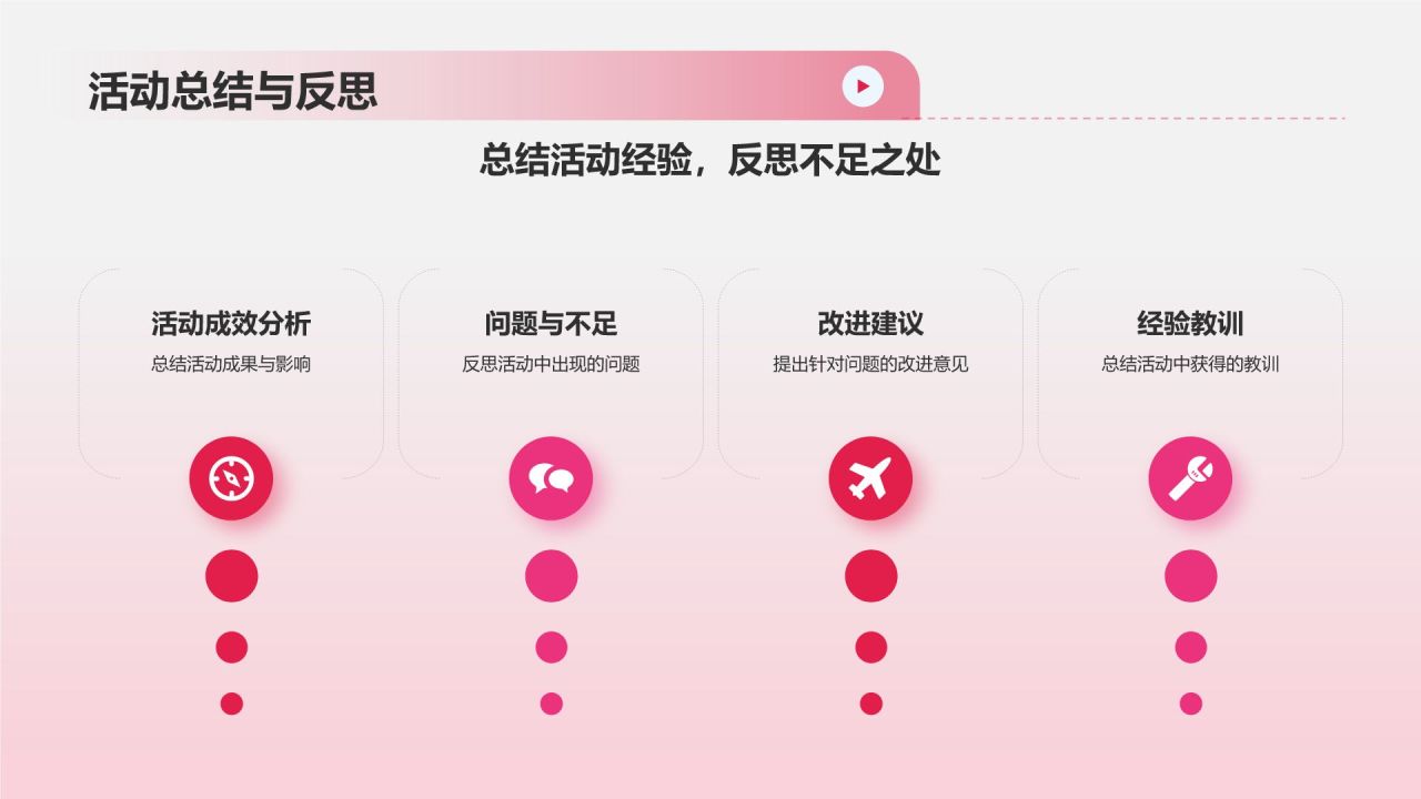 红色插画风红十字日公益活动策划PPT模板