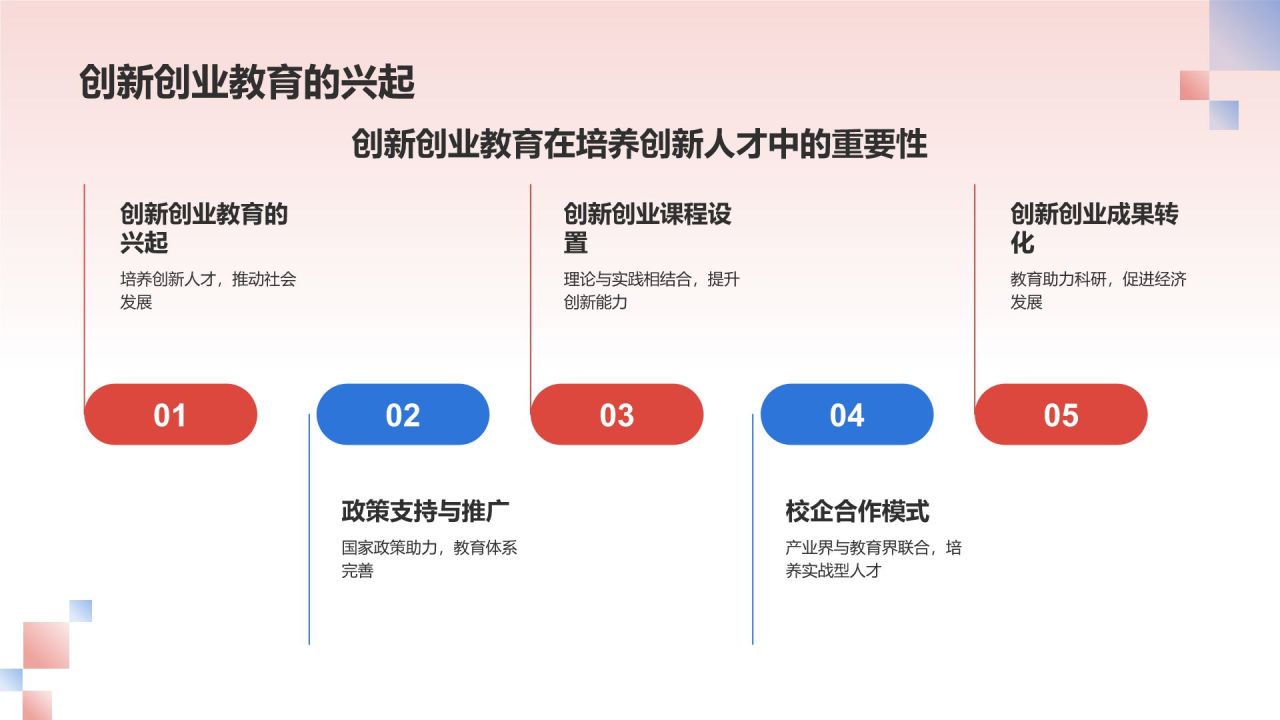 红色国潮风伟大的改革开放PPT模板