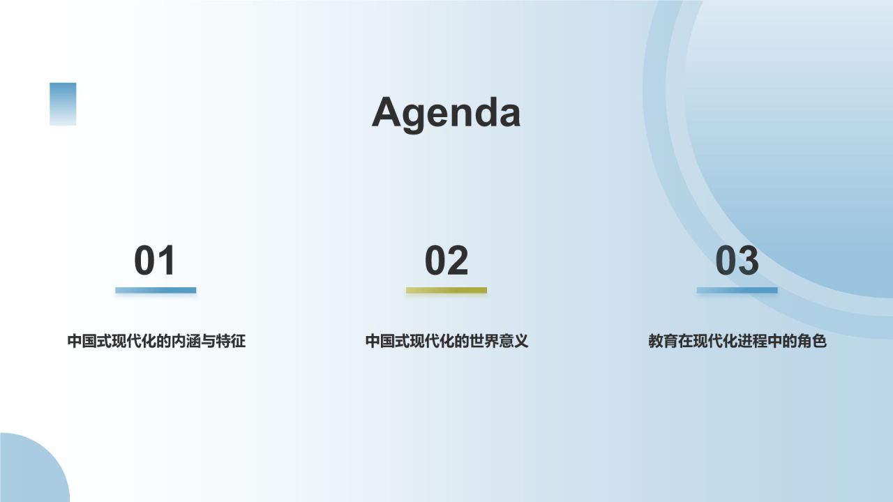 蓝色商务风中国式现代化的中国特色与世界贡献PPT模板