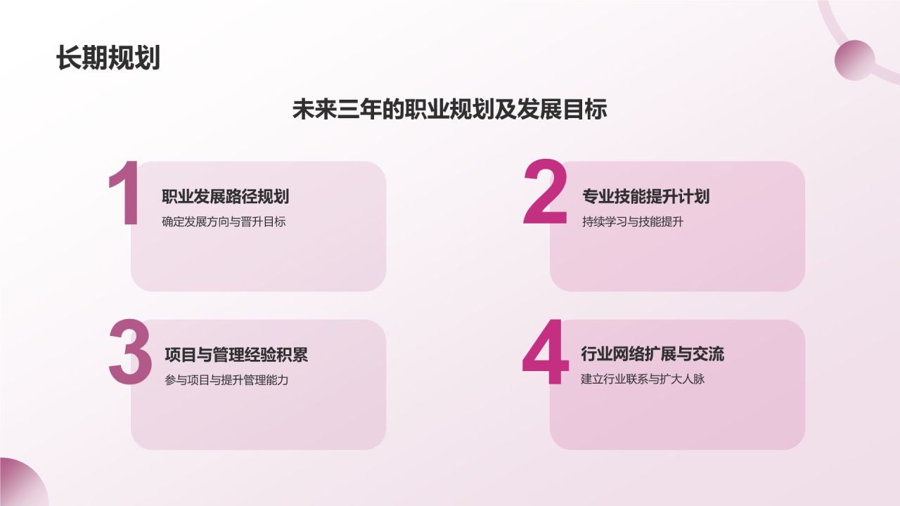 粉色简约风自我介绍PPT模板