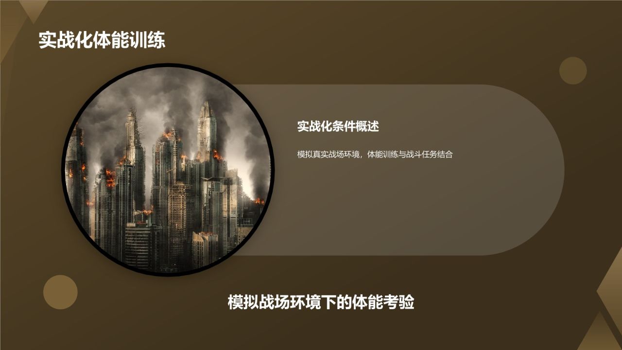 黄灰色渐变风军事部队PPT模板