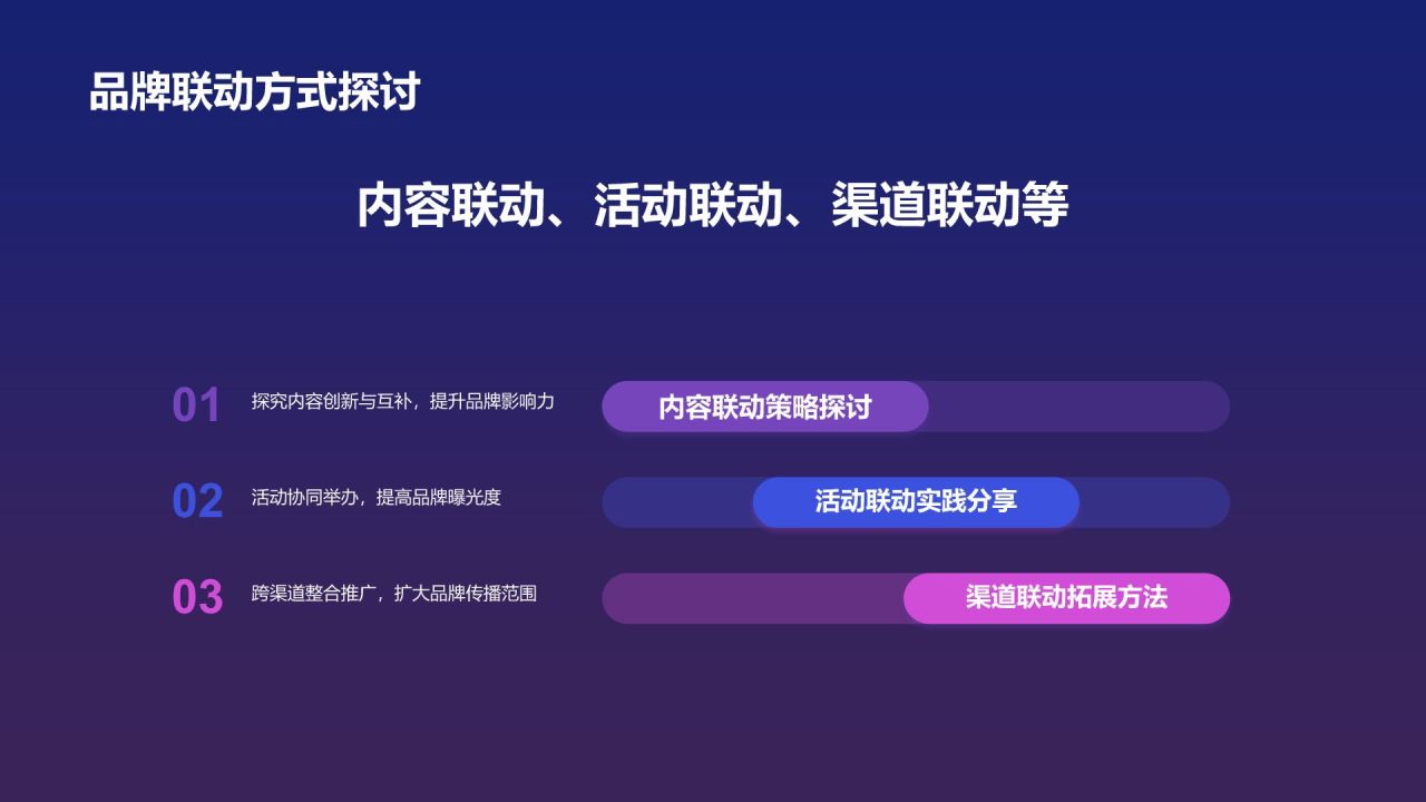 紫色科技风年度营销工作总结PPT模板