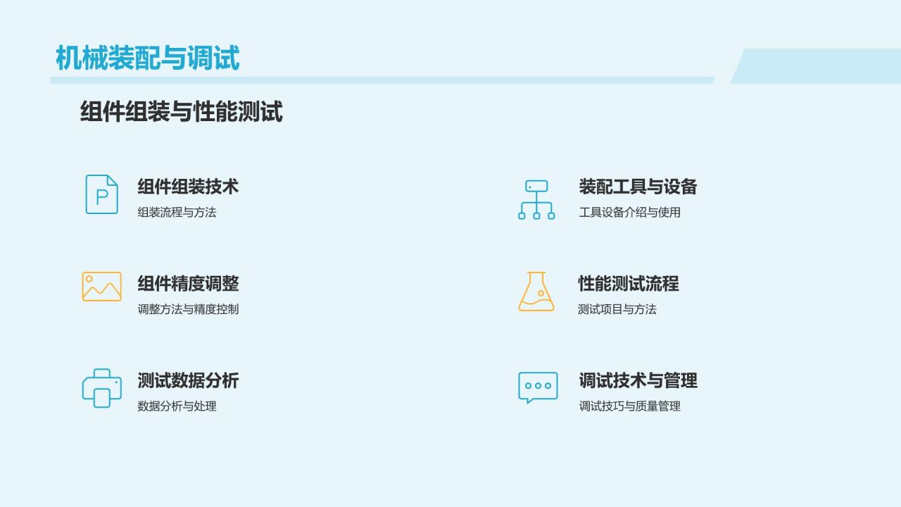 蓝色3D风机械制造行业职业技能培训PPT模板