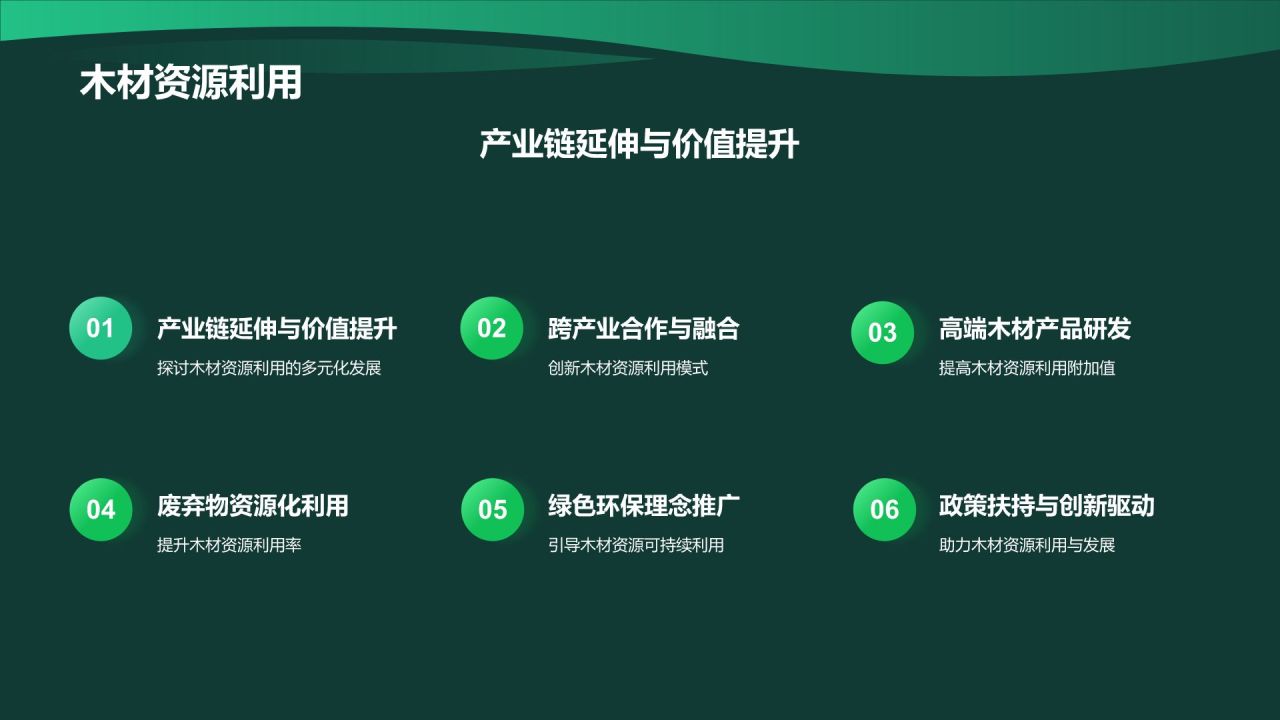 绿色摄影风林业年终总结PPT模板