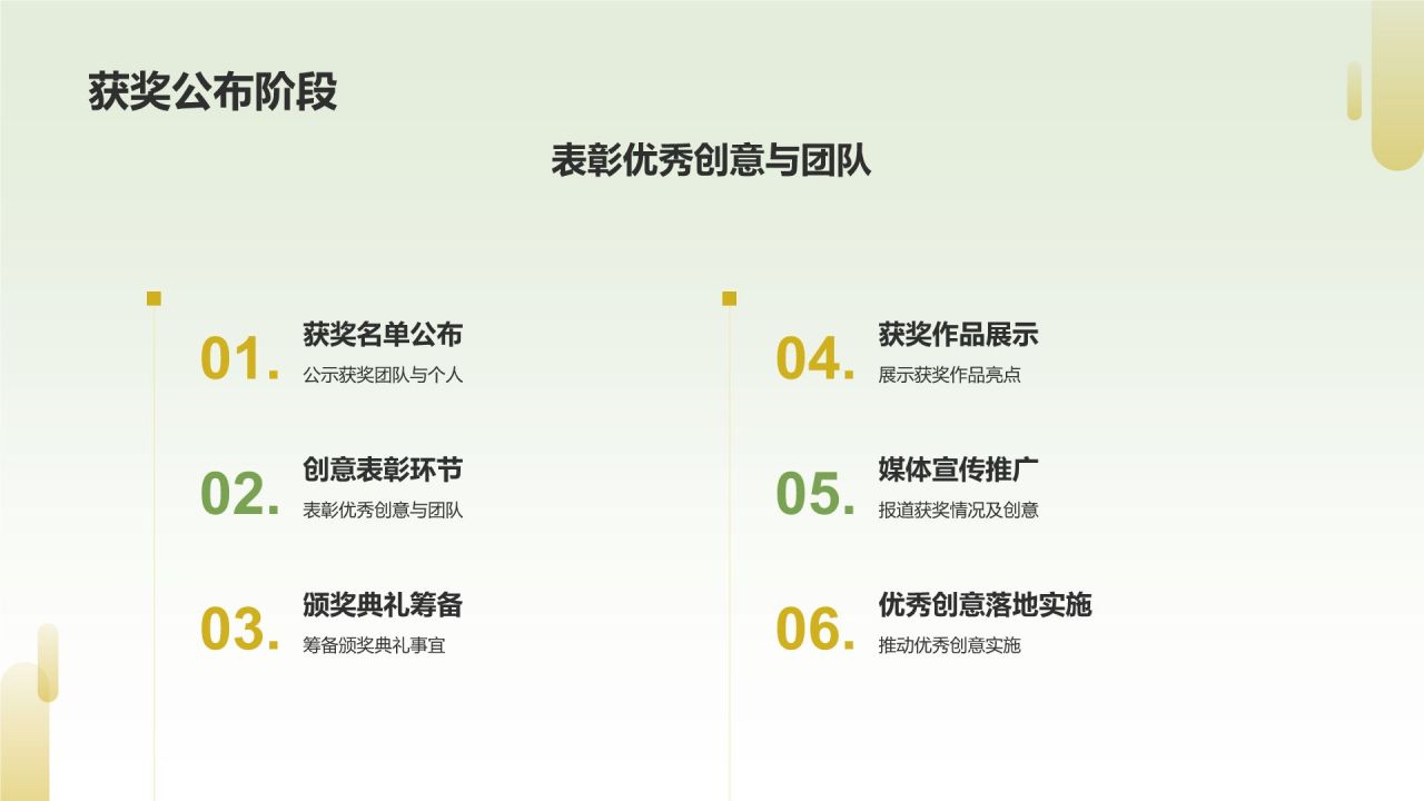 绿色商务风环保创意征集活动PPT模板