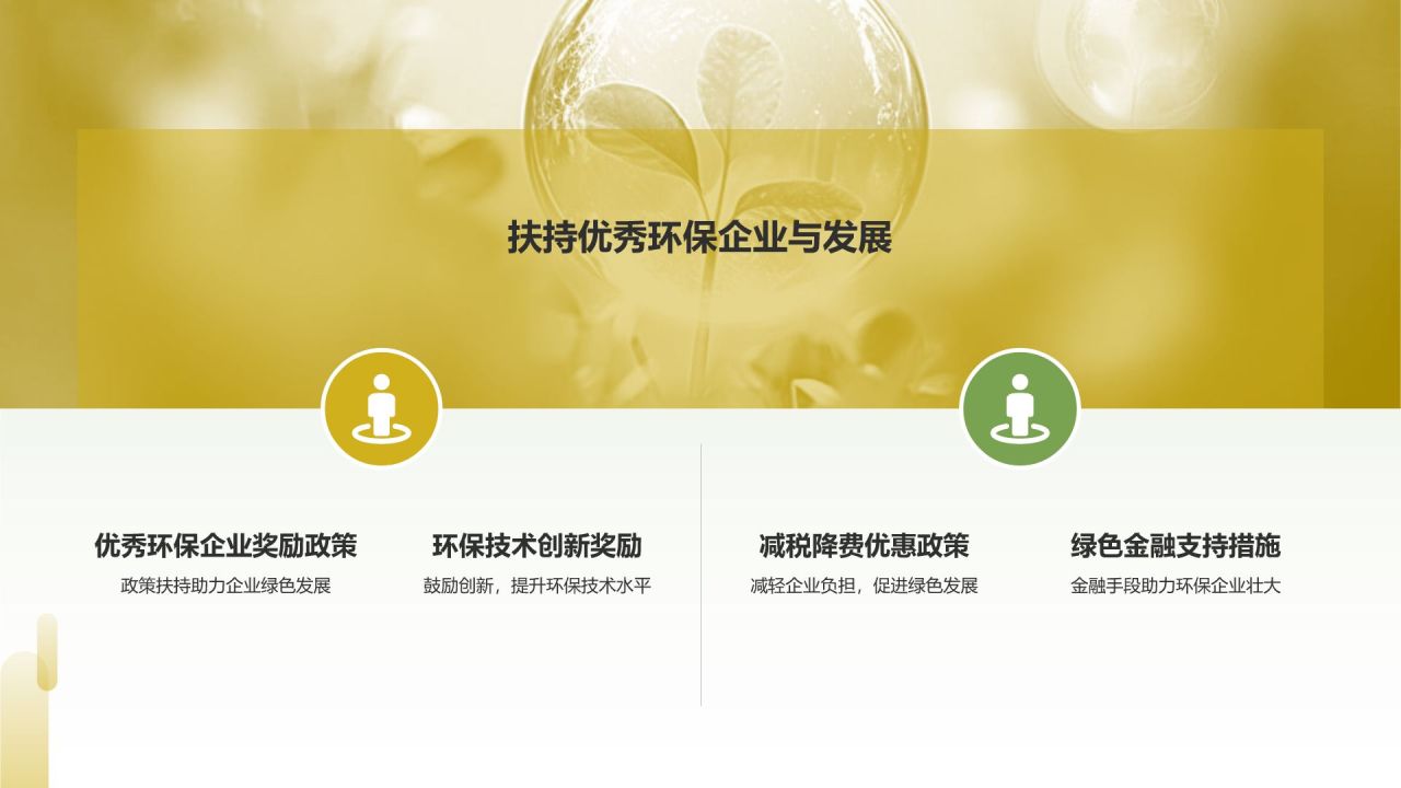 绿色商务风环保创意征集活动PPT模板
