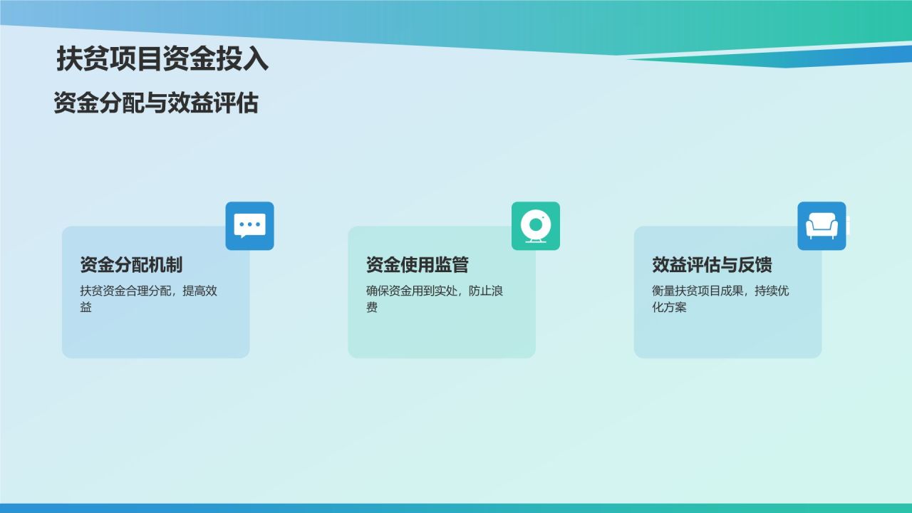 蓝色摄影风农林牧渔产业扶贫成果与经验PPT模板