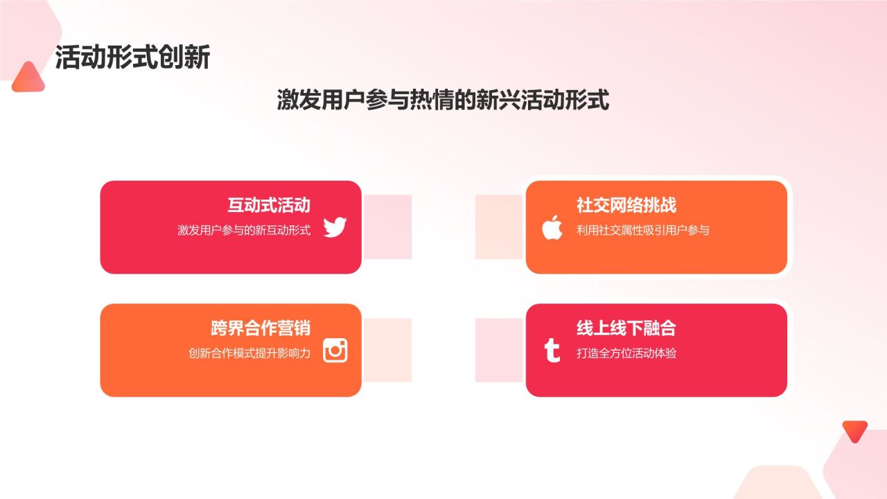 红色渐变风营销活动成效评估PPT模板