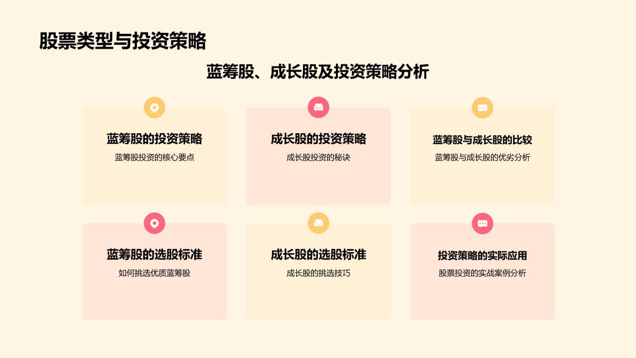 橙色插画风金融理财产品大揭秘PPT模板