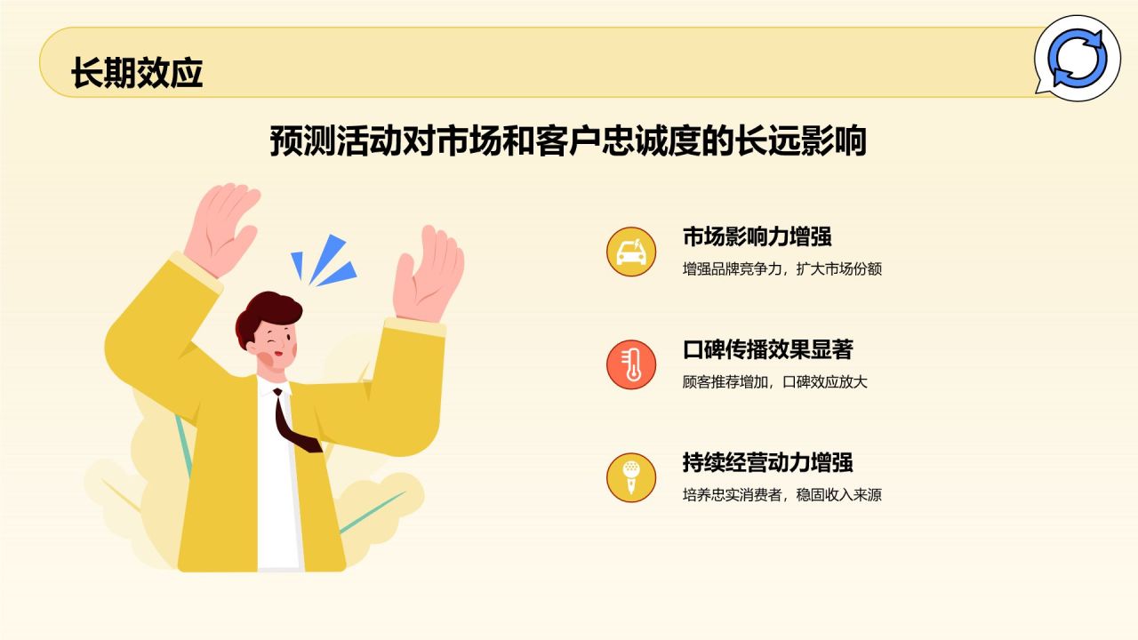 黄色插画风暑期旅游PPT模板