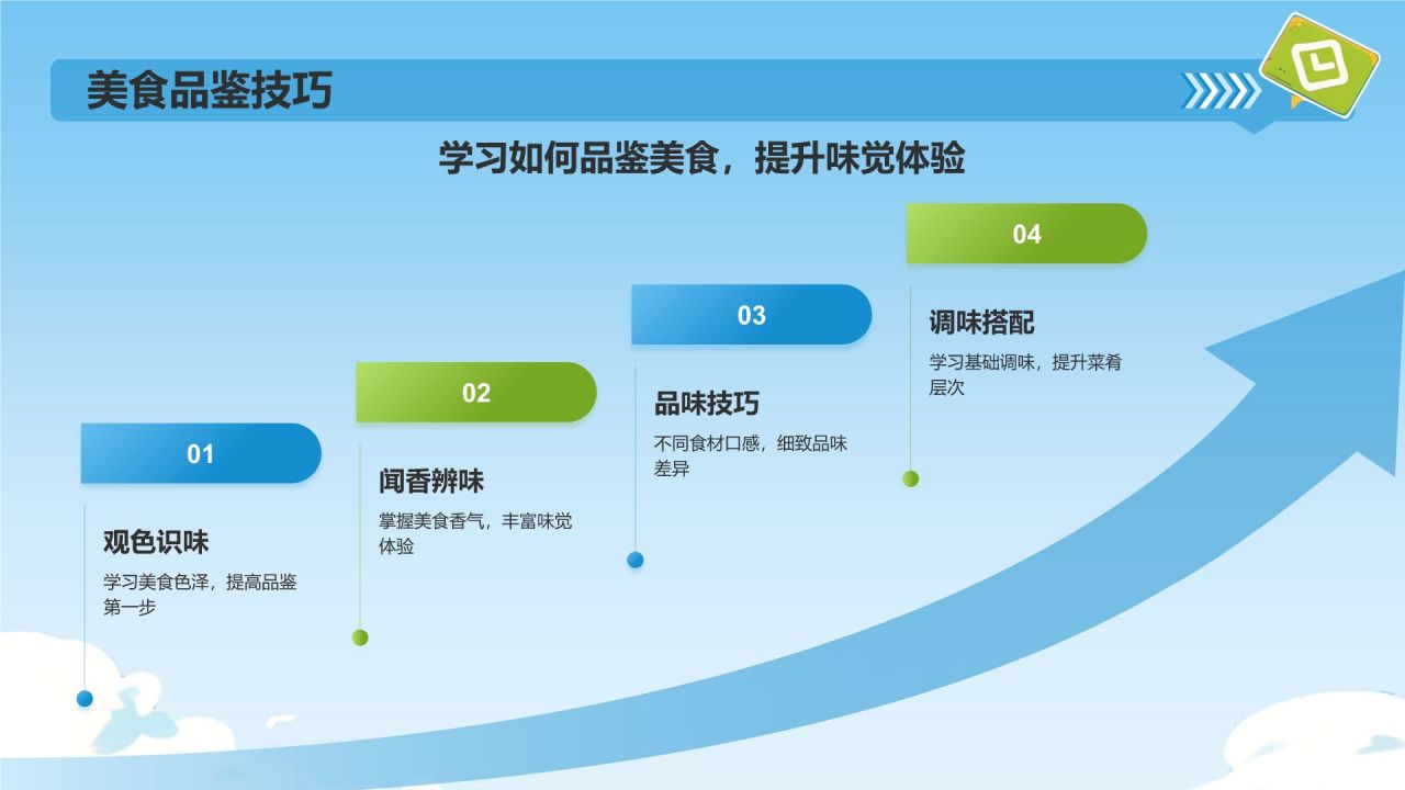 蓝色插画风暑期旅游PPT模板