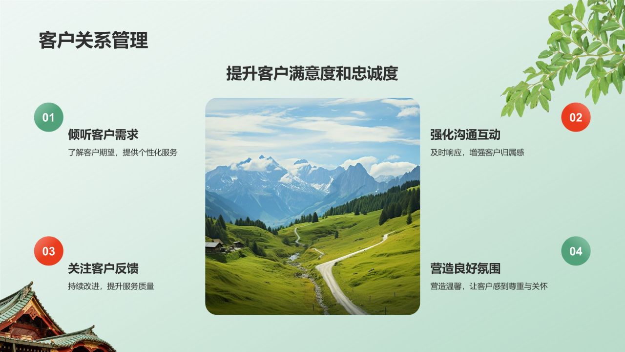 绿色摄影风暑期旅游PPT模板