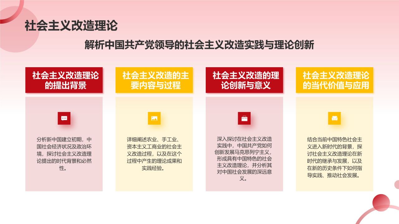 红色党政风为人民服务毛概概述党政教育PPT模板