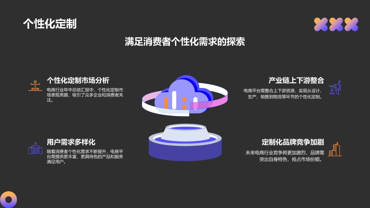 黑色3D风新媒体行业年中总结汇报PPT模板