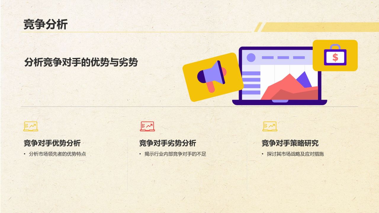 黄色几何风新媒体行业商业计划书PPT模板