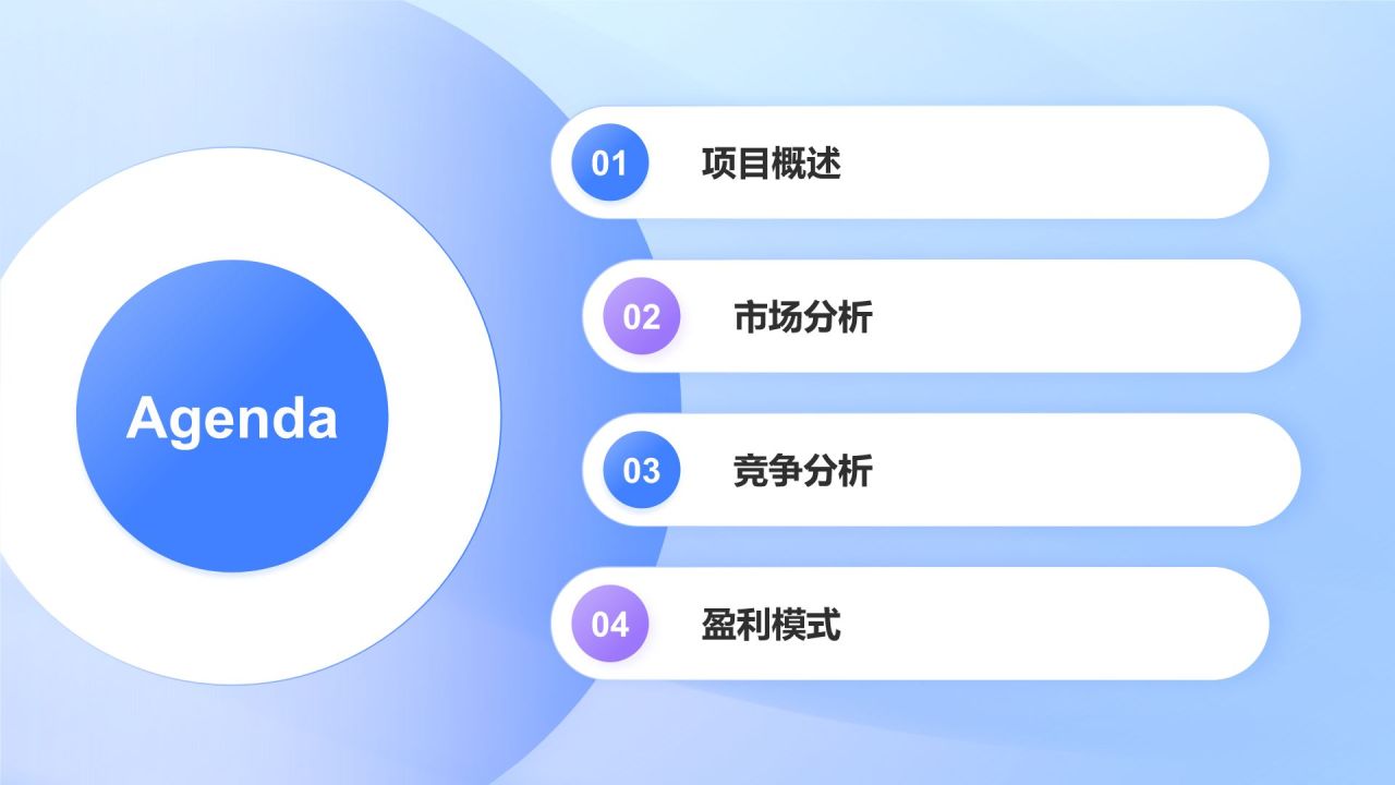蓝色科技风IT互联网行业商业计划书PPT模板