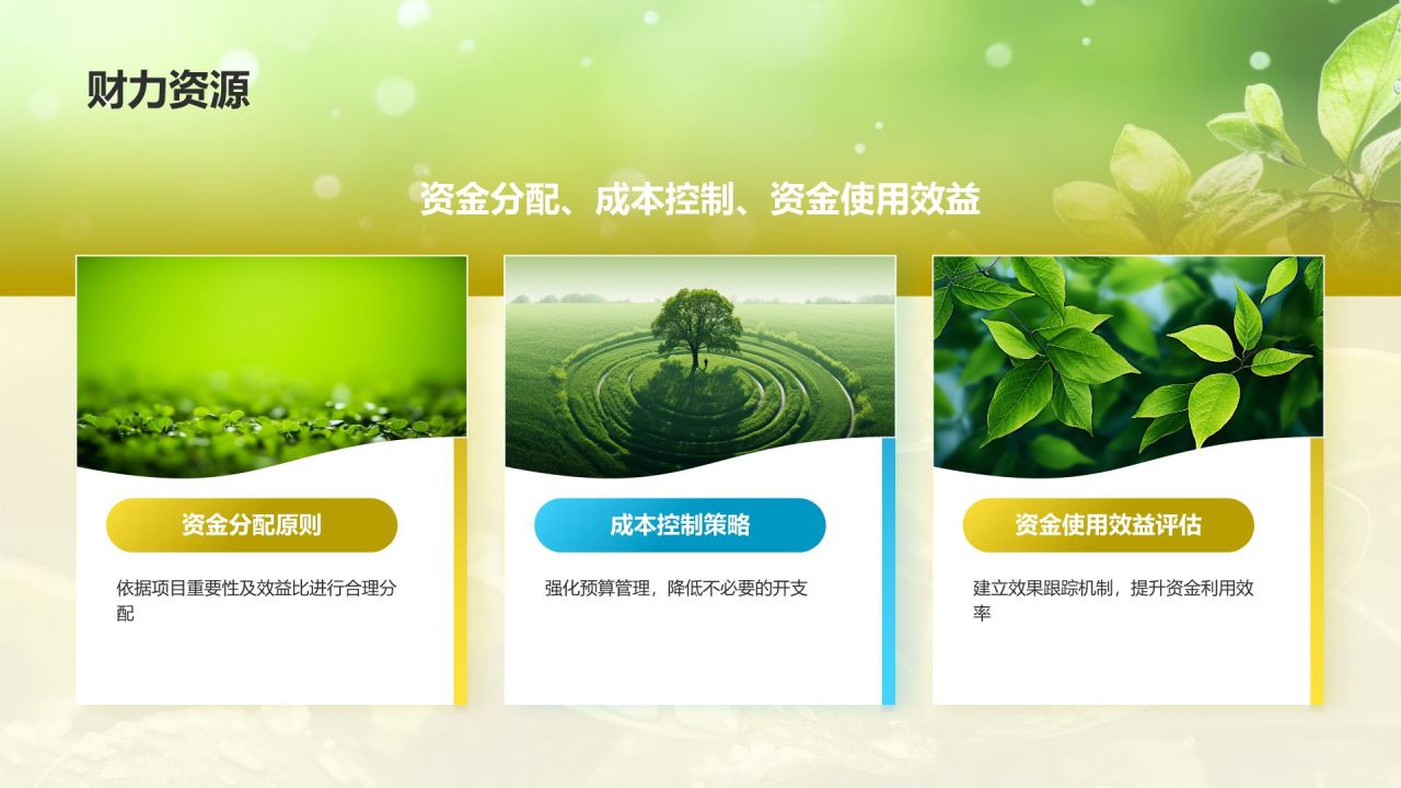 绿色摄影风活动复盘分析PPT模板
