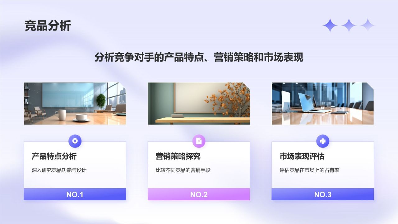蓝色渐变风运营部门述职报告PPT模板