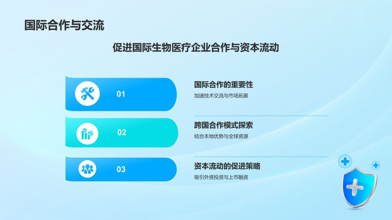蓝色新拟态金融行业商业计划书PPT模板
