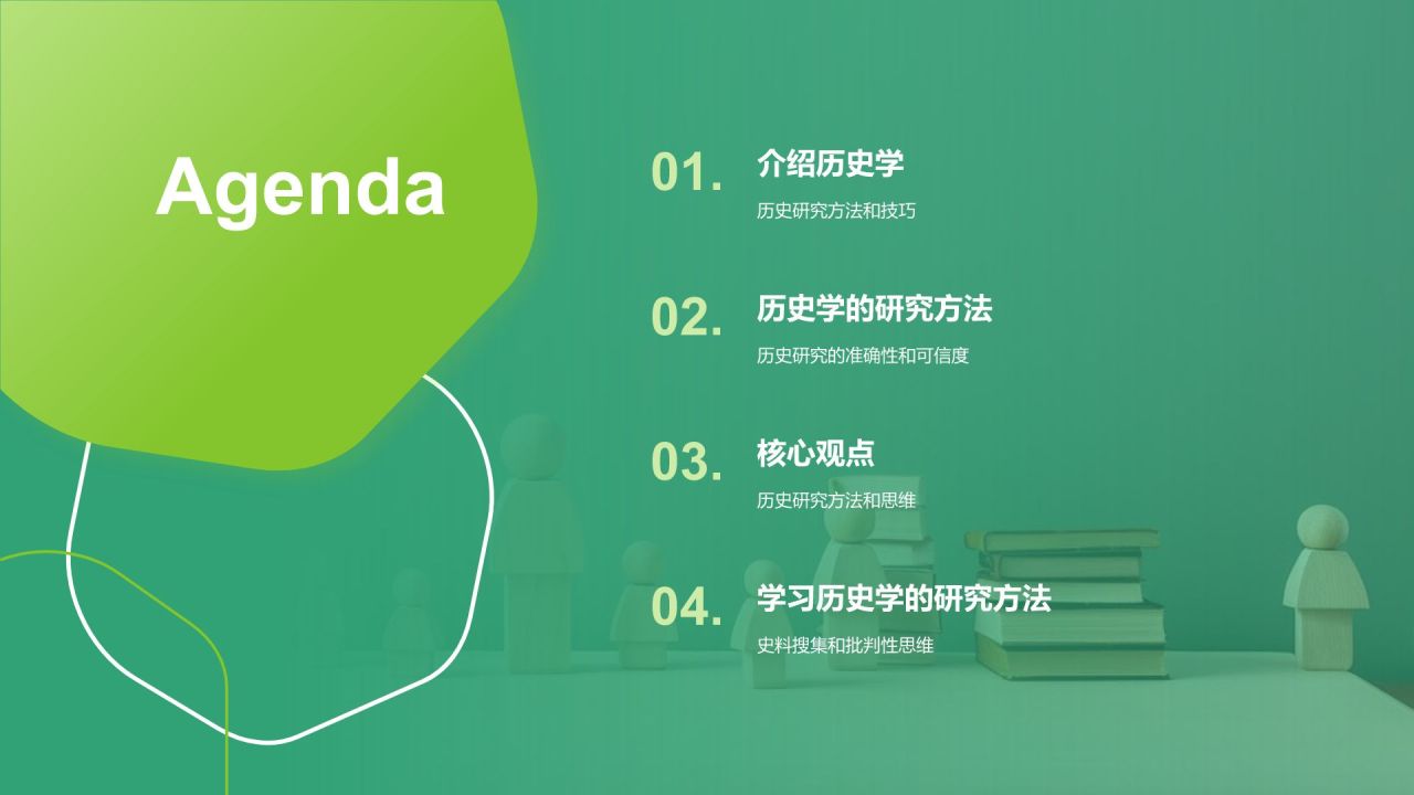 绿色商务风项目管理培训PPT模板