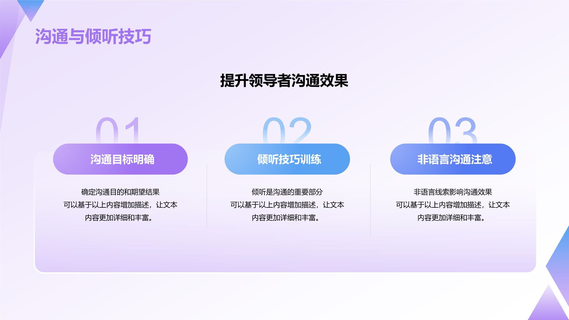 紫色插画风管理者如何带好团队——团队建设讲座PPT模板