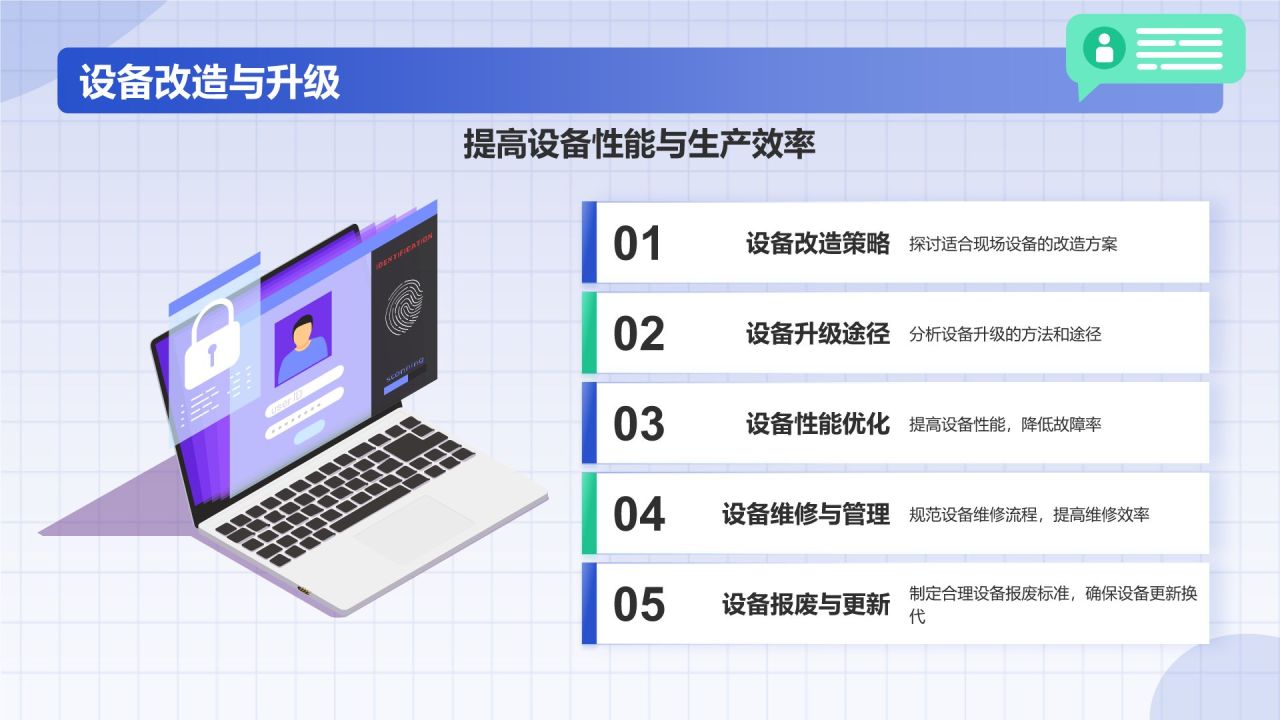 蓝色插画风班组现场管理技能培训PPT模板