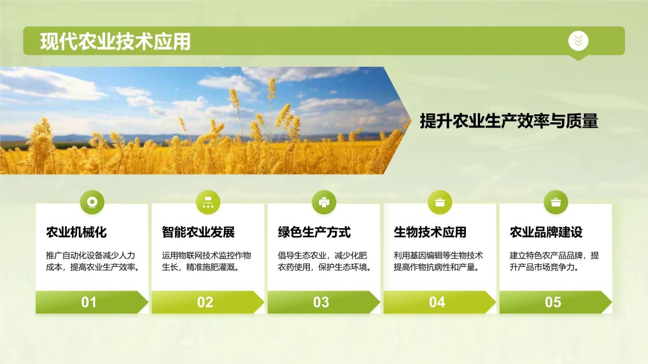 绿色摄影风乡村振兴PPT模板
