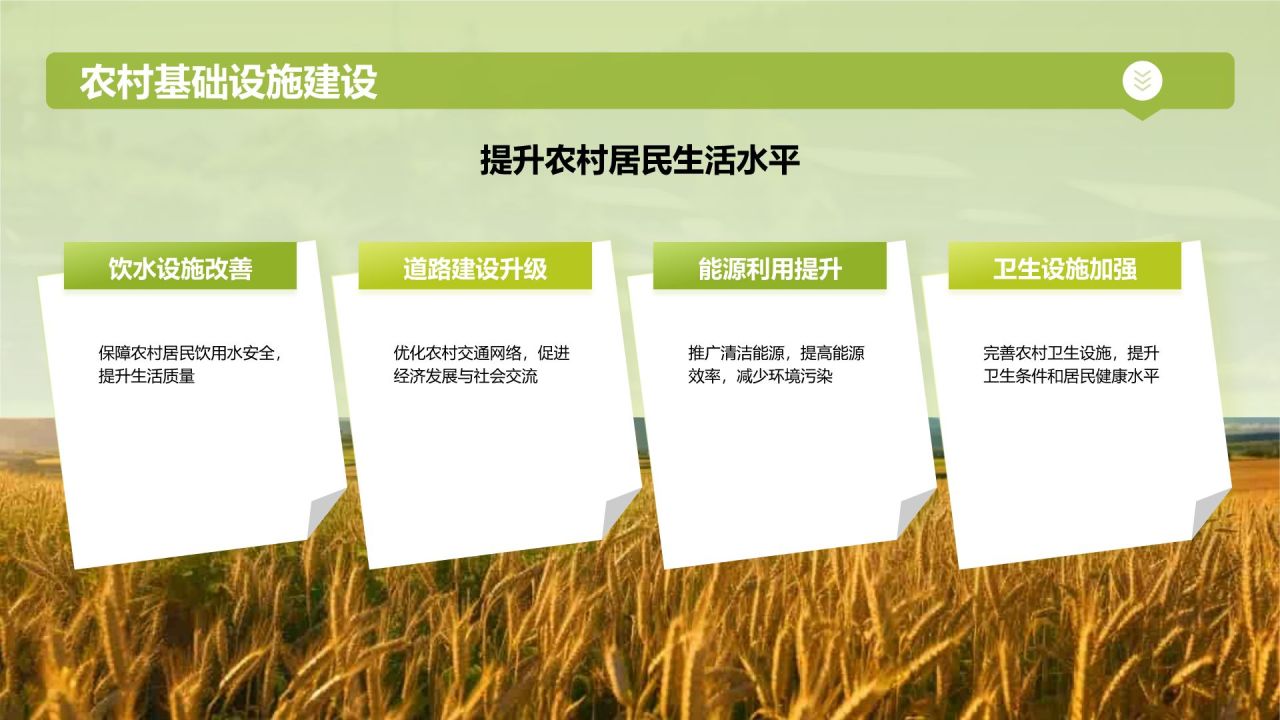绿色摄影风乡村振兴PPT模板