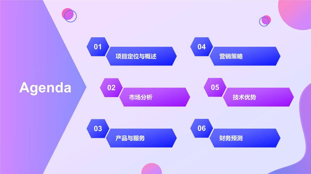 紫色渐变风IT互联网科技商业计划书PPT模板
