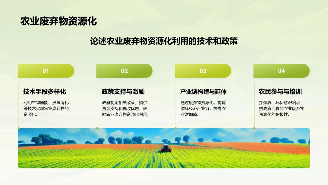 绿色摄影风绿色兴农PPT模板