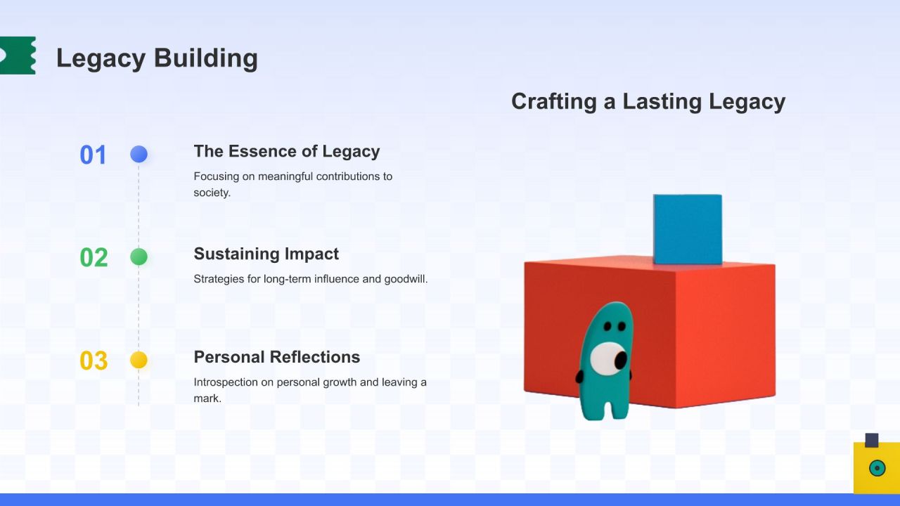 蓝色3D风英文自我介绍PPT模板