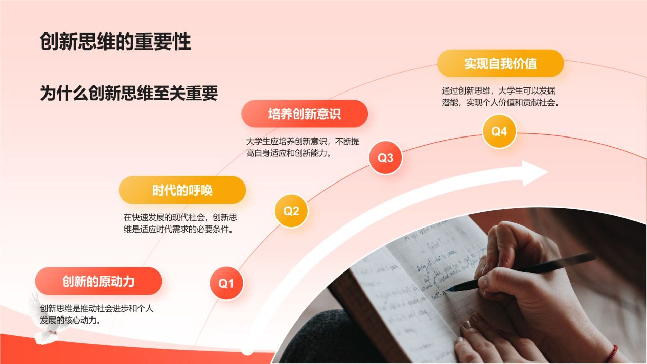 红色党政风大学生讲思政课PPT模板