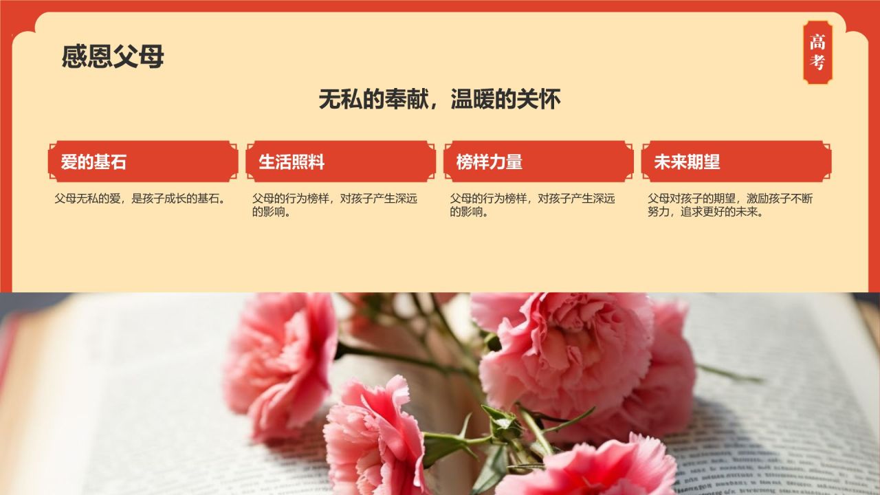 红色喜庆风喜报PPT模板