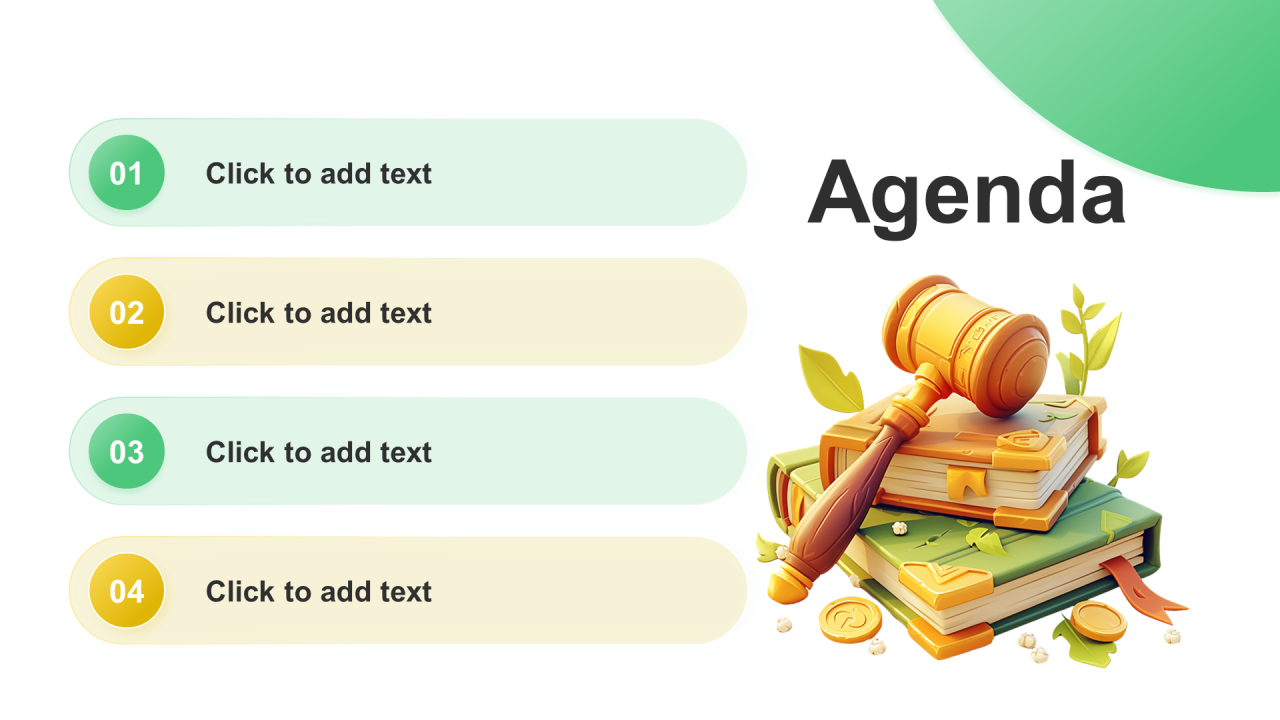 渐变包含图片PPT目录