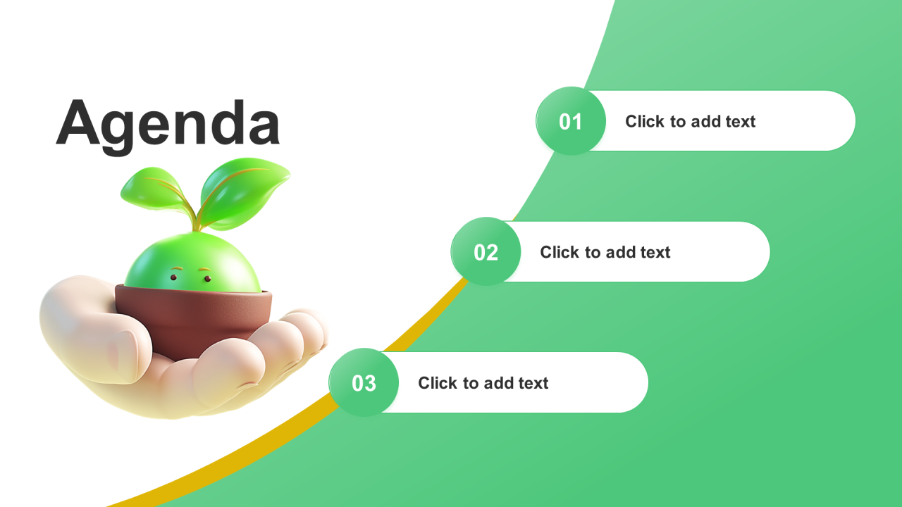 渐变包含图片PPT目录