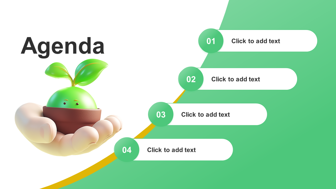 渐变包含图片PPT目录