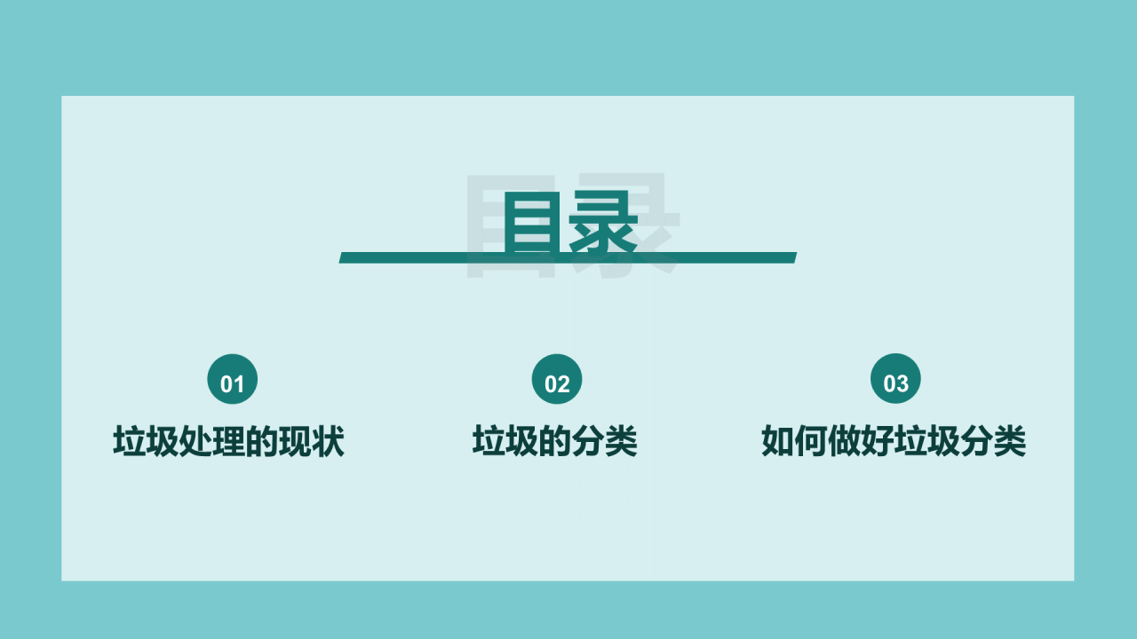 绿色地球保护环境人人有责PPT