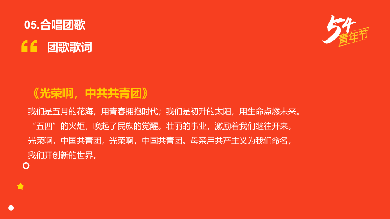 五四新团员入团仪式法制教育PPT