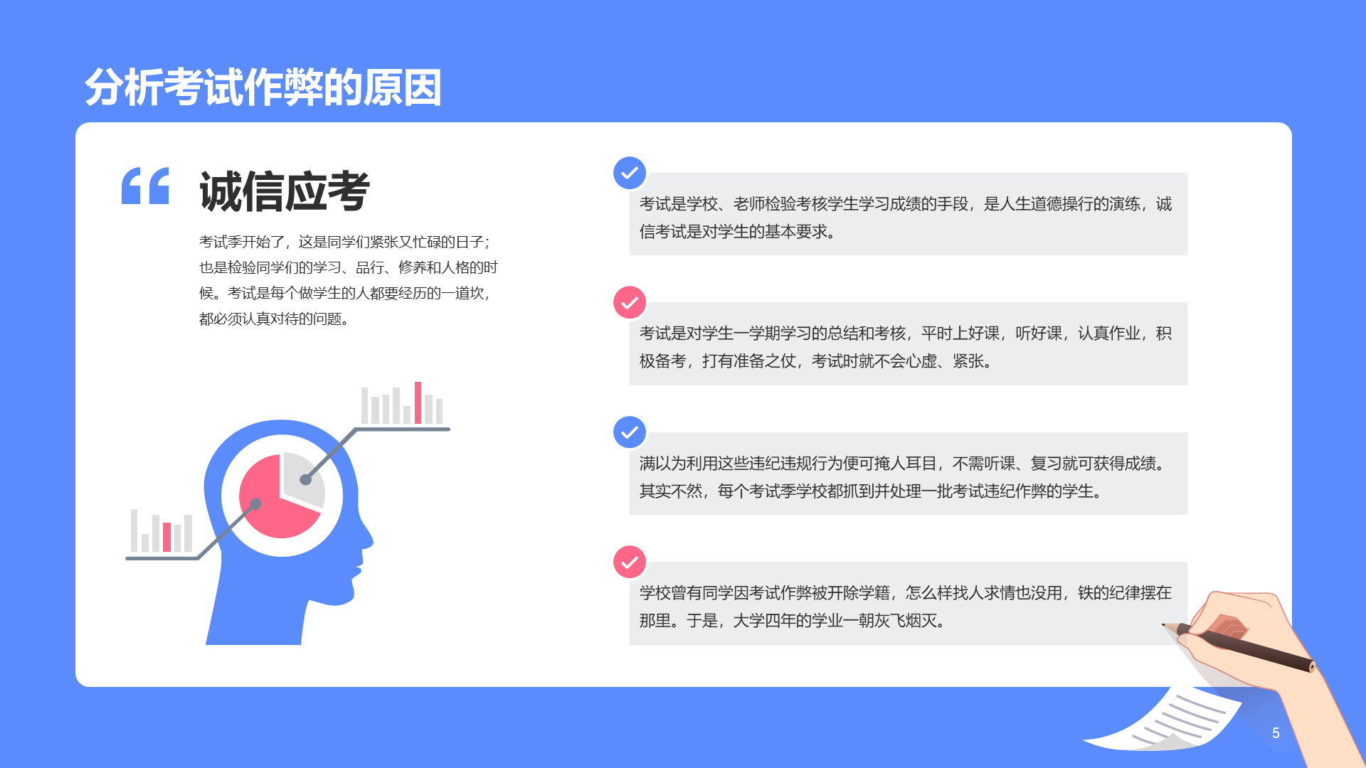 规范答题诚信应考法制教育PPT