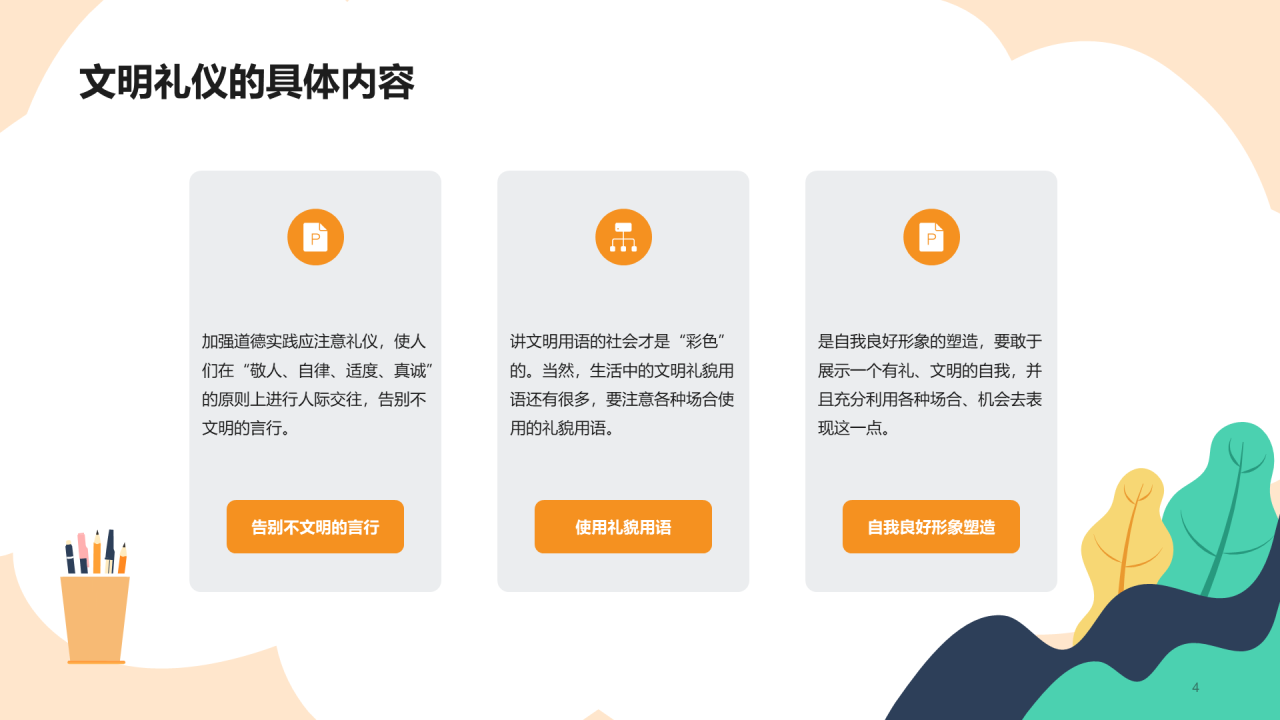 文明礼仪从我做起PPT