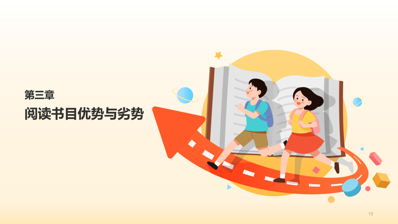 黄色插画读书分享PPT