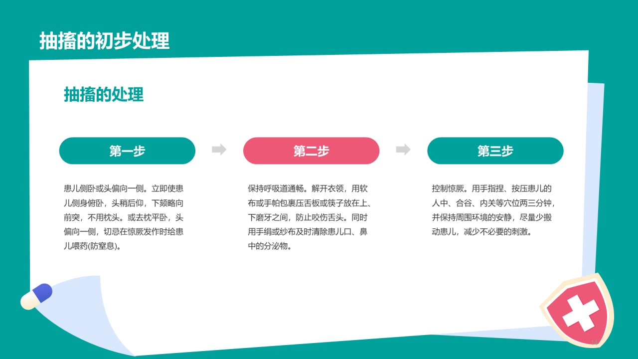绿色急救知识培训安全教育PPT