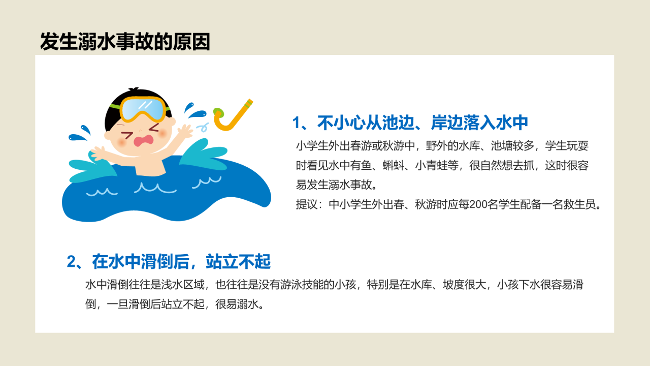防溺水安全教育PPT