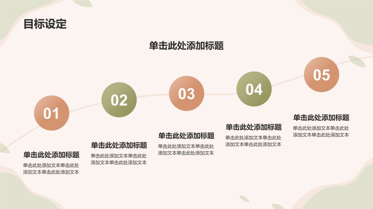 绿色小清新女性自我提升工作计划PPT模板