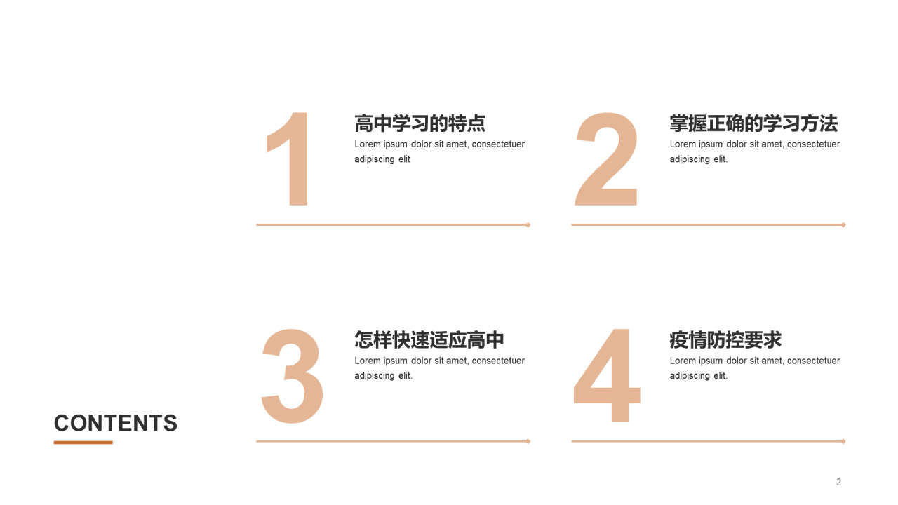高中第一课