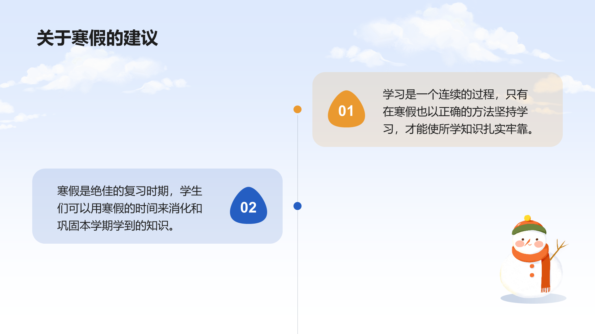寒假结束家长会