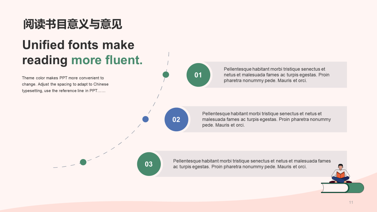 粉色读书分享会PPT