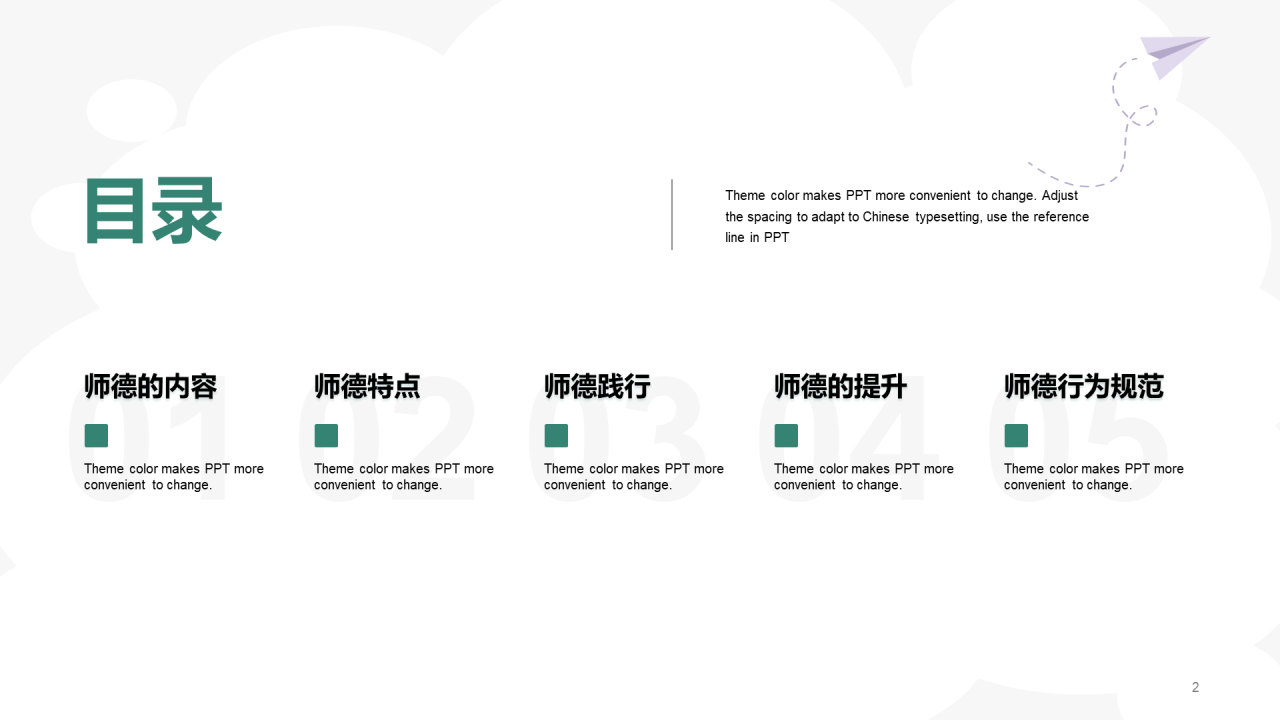 绿色师德师风教育PPT